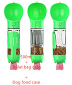 Pet Water Bottle Feeder Bowl Garbage Bag Storage