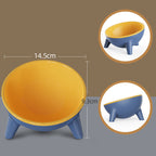 Cat Dog Bowl With Stand Pet Feeding Food Bowls Dogs