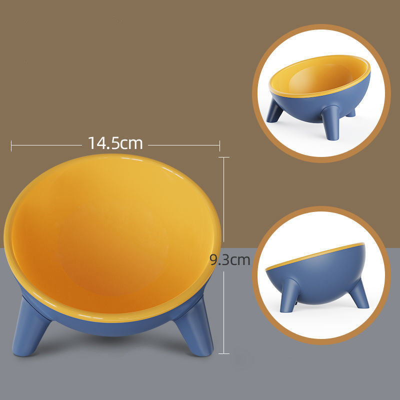 Cat Dog Bowl With Stand Pet Feeding Food Bowls Dogs