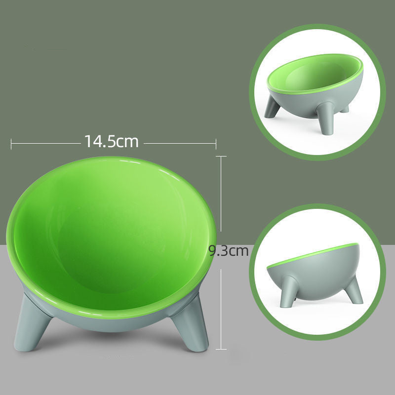 Cat Dog Bowl With Stand Pet Feeding Food Bowls Dogs
