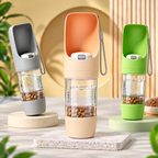 2-in-1 Portable Dog Water Bottle & Feeder