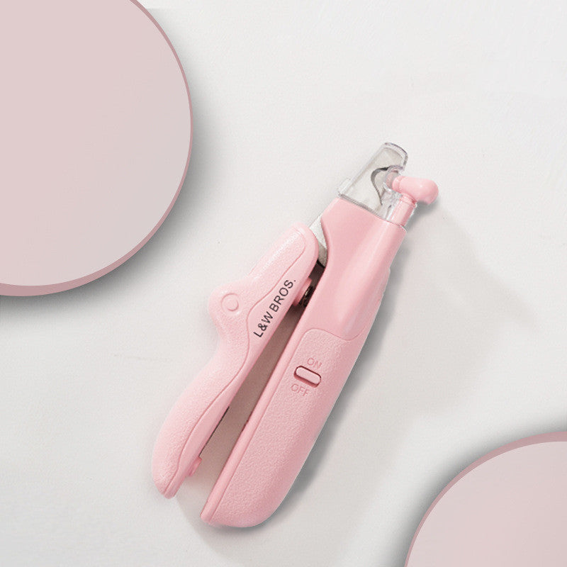 Pet Nail Clippers With LED Light Dogs Cat Nail Scissors Professional