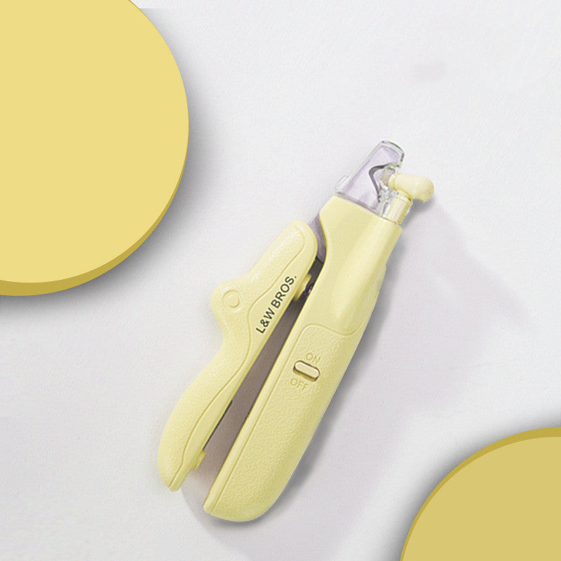 Pet Nail Clippers With LED Light Dogs Cat Nail Scissors Professional