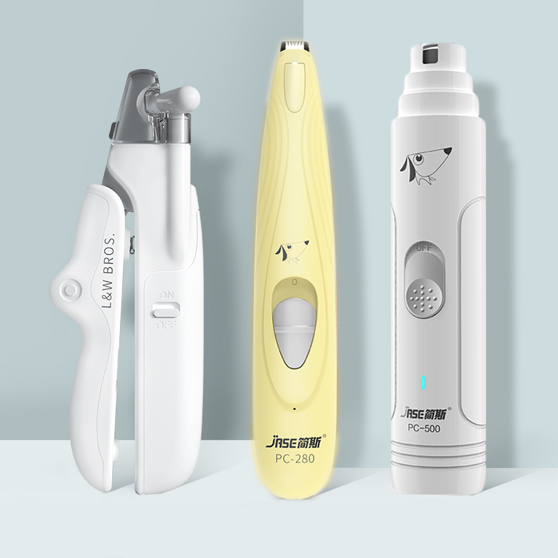 Pet Nail Clippers With LED Light Dogs Cat Nail Scissors Professional