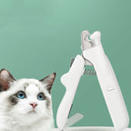 Pet Nail Clippers With LED Light Dogs Cat Nail Scissors Professional