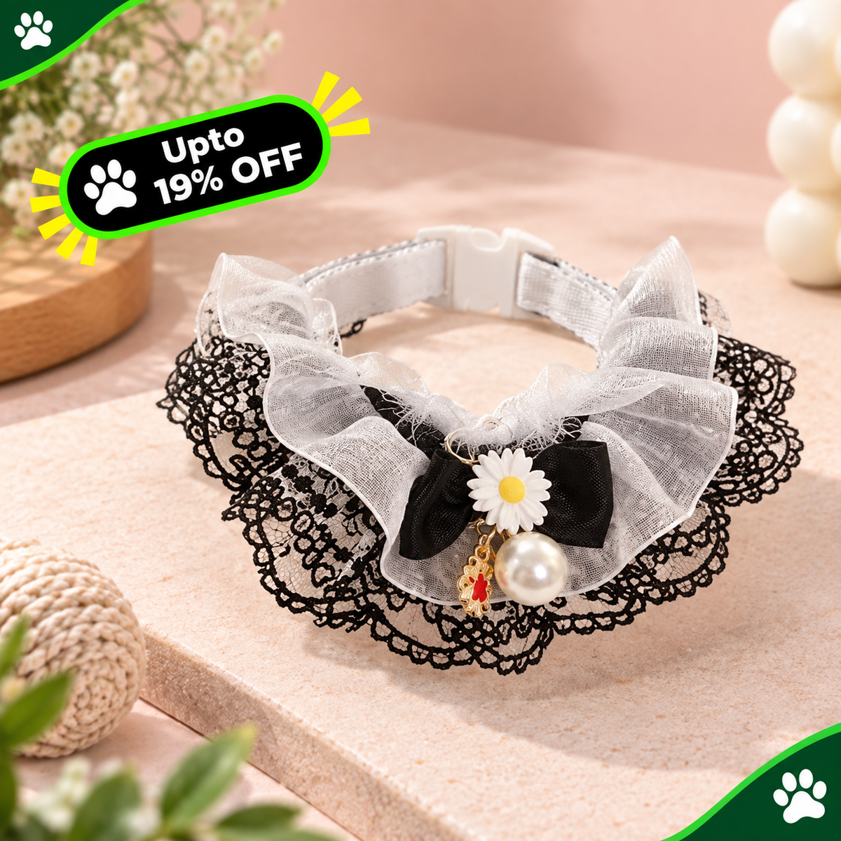 Pet Lace Scarf Collar