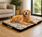 Thickened Pet Printing Canvas Dog Mats Dog Bed Mats Dog Bed Mattresses