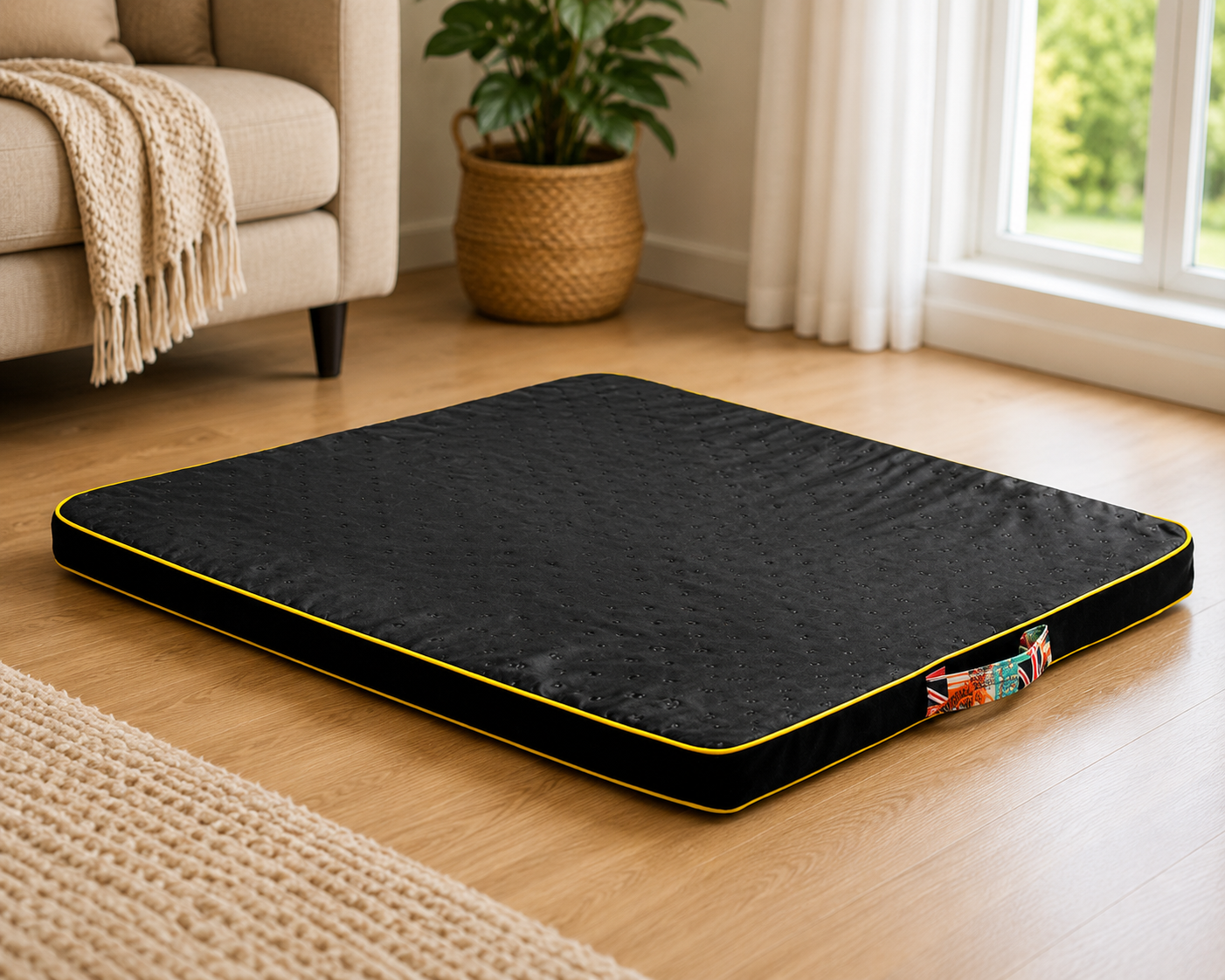 Thickened Pet Printing Canvas Dog Mats Dog Bed Mats Dog Bed Mattresses
