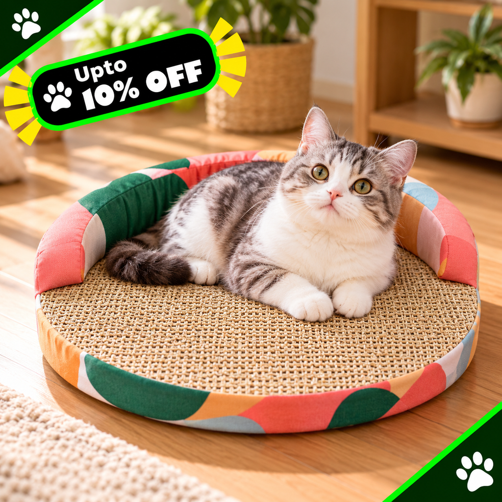 Premium Rattan Cat Sofa Bed Breathable Summer Pet Mat