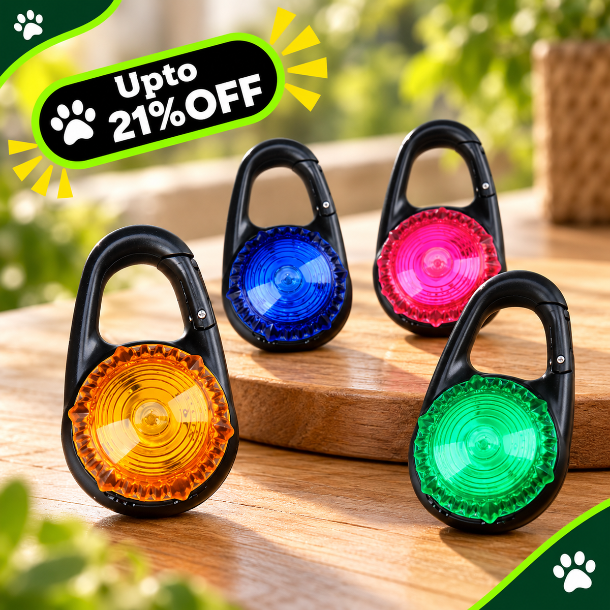 Pet LED Flashing Collar Safety Night Light