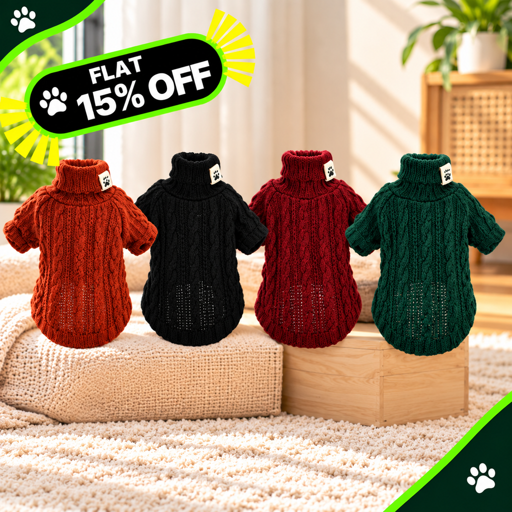 Clothing Knitwear Warm Coat For Small Medium Pets