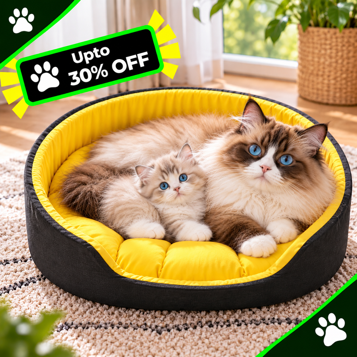 Winter Pet Kennel Universal Washable Cozy Bed