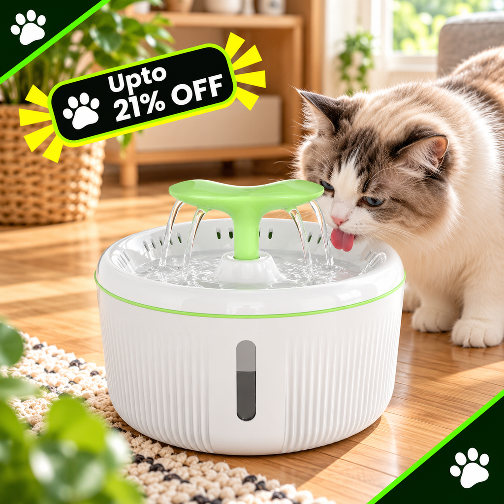 auto circulating fountain for cats