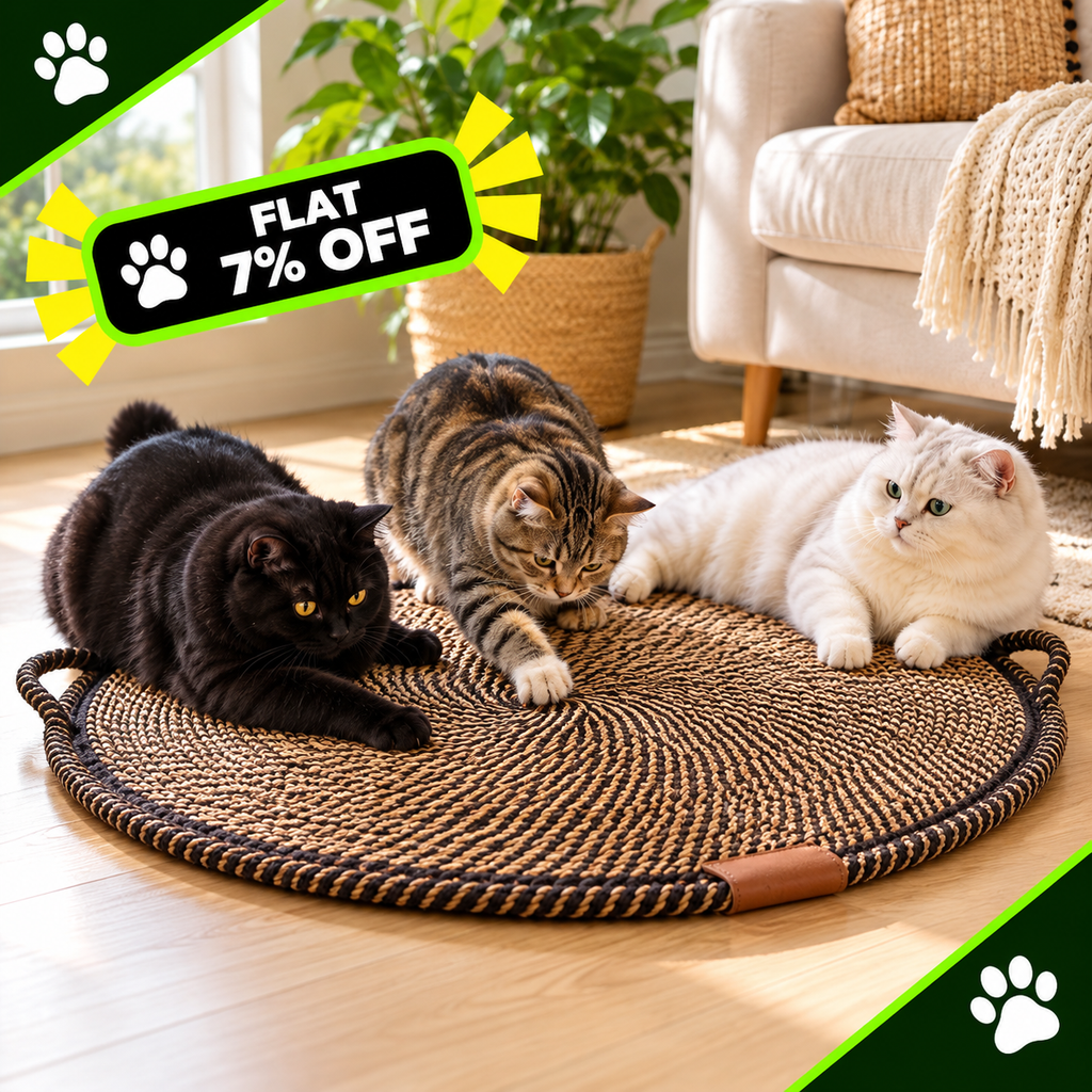 Indoor Fun Cat Scratching Mat Pad