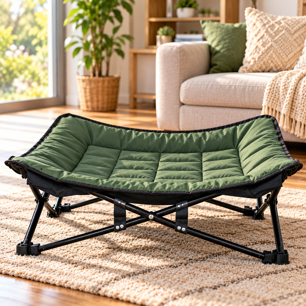 Outdoor Detachable and Washable Pet Folding Bed