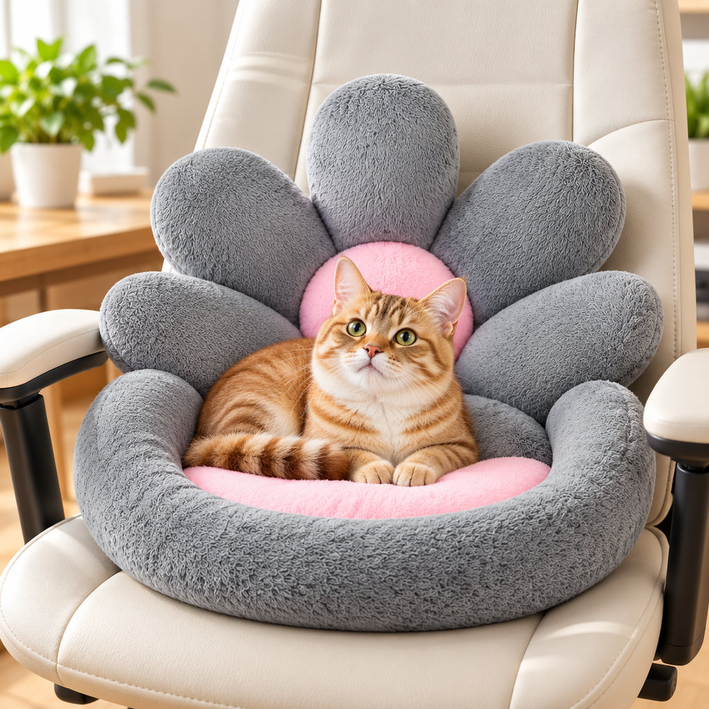 Flower Shape Nesting Cat Mat Seat Cushion