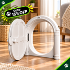 Home Pet Door with Adjustable Entry & Exit Control