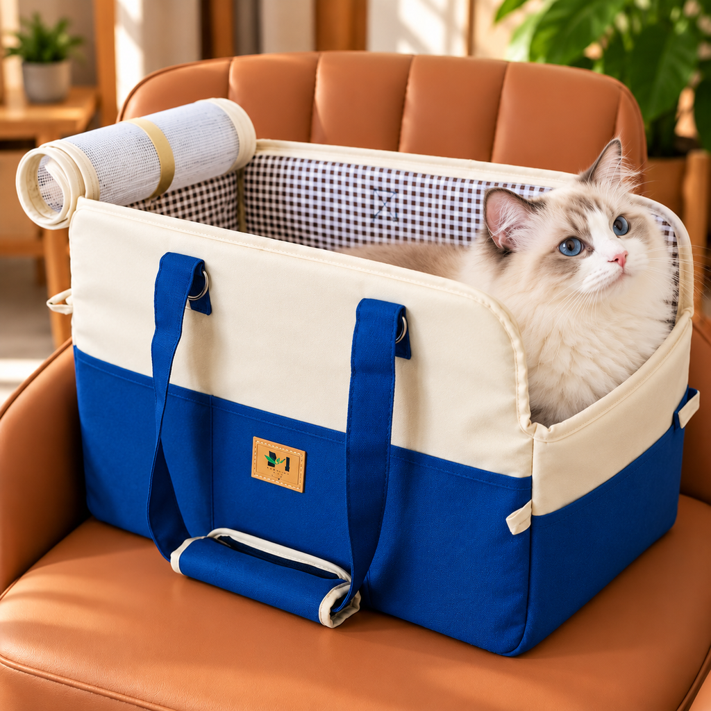 Elegant Crossbody Out Breathable and Portable Pet Bag