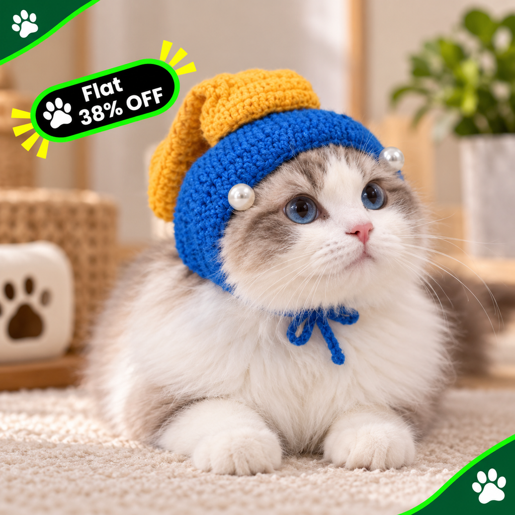 Handmade Original Pet Costume Cat Hat