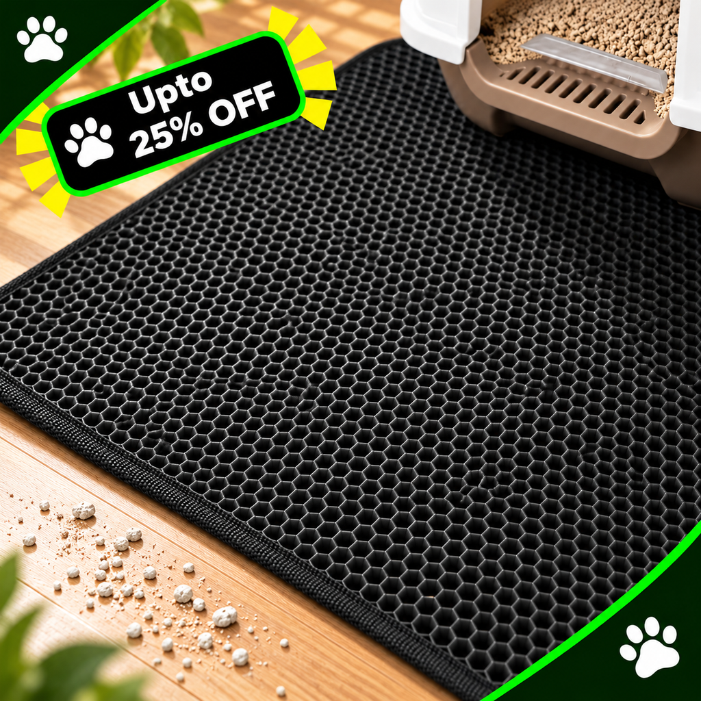 Unique Double Layer Pet Litter Mat
