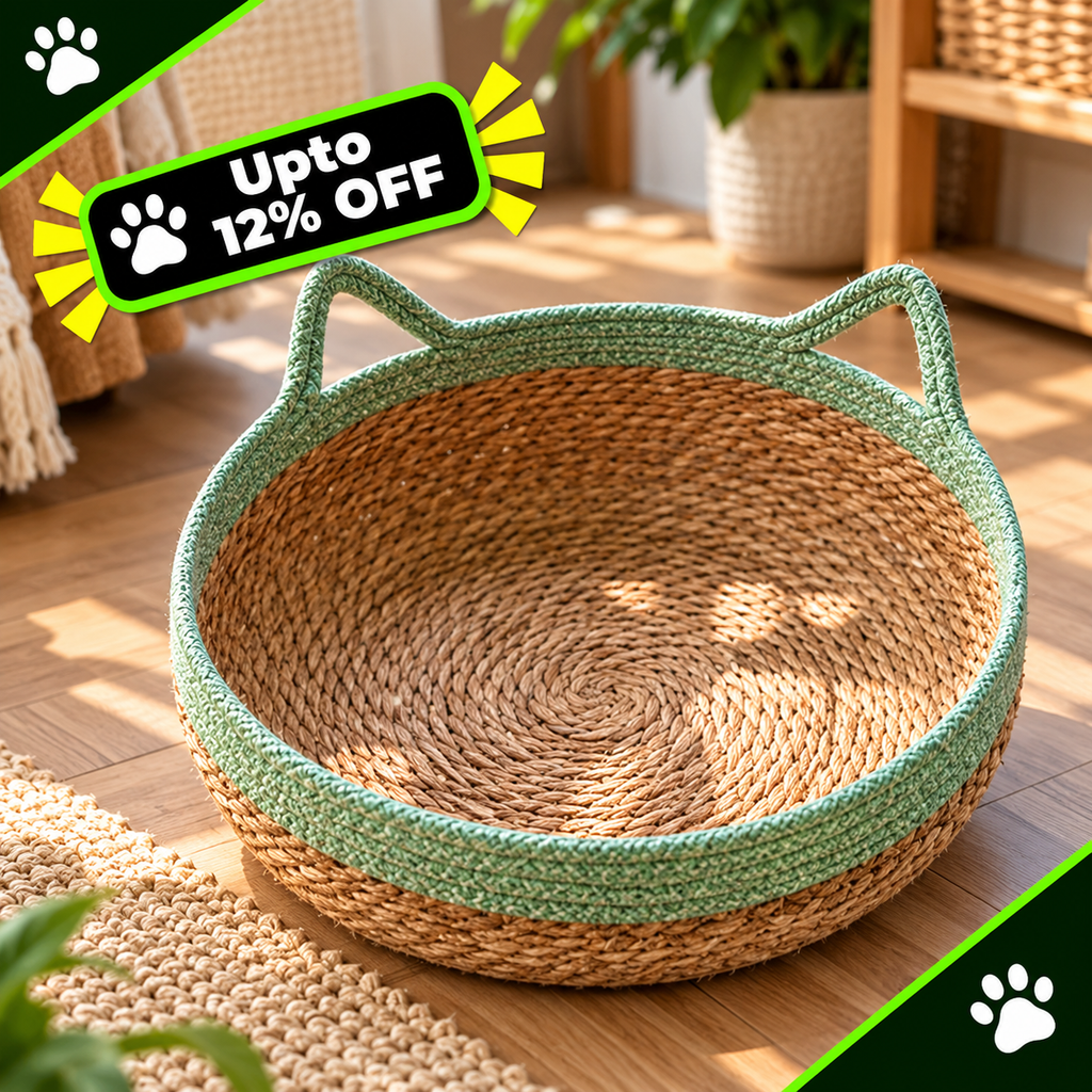 Premium Four Seasons Universal Rattan Cat Nest