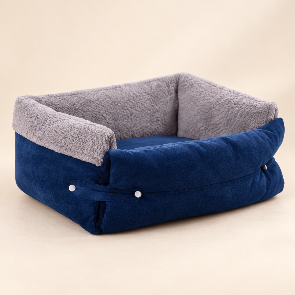 Soft Flip Pet Nest Removable Cozy Bed