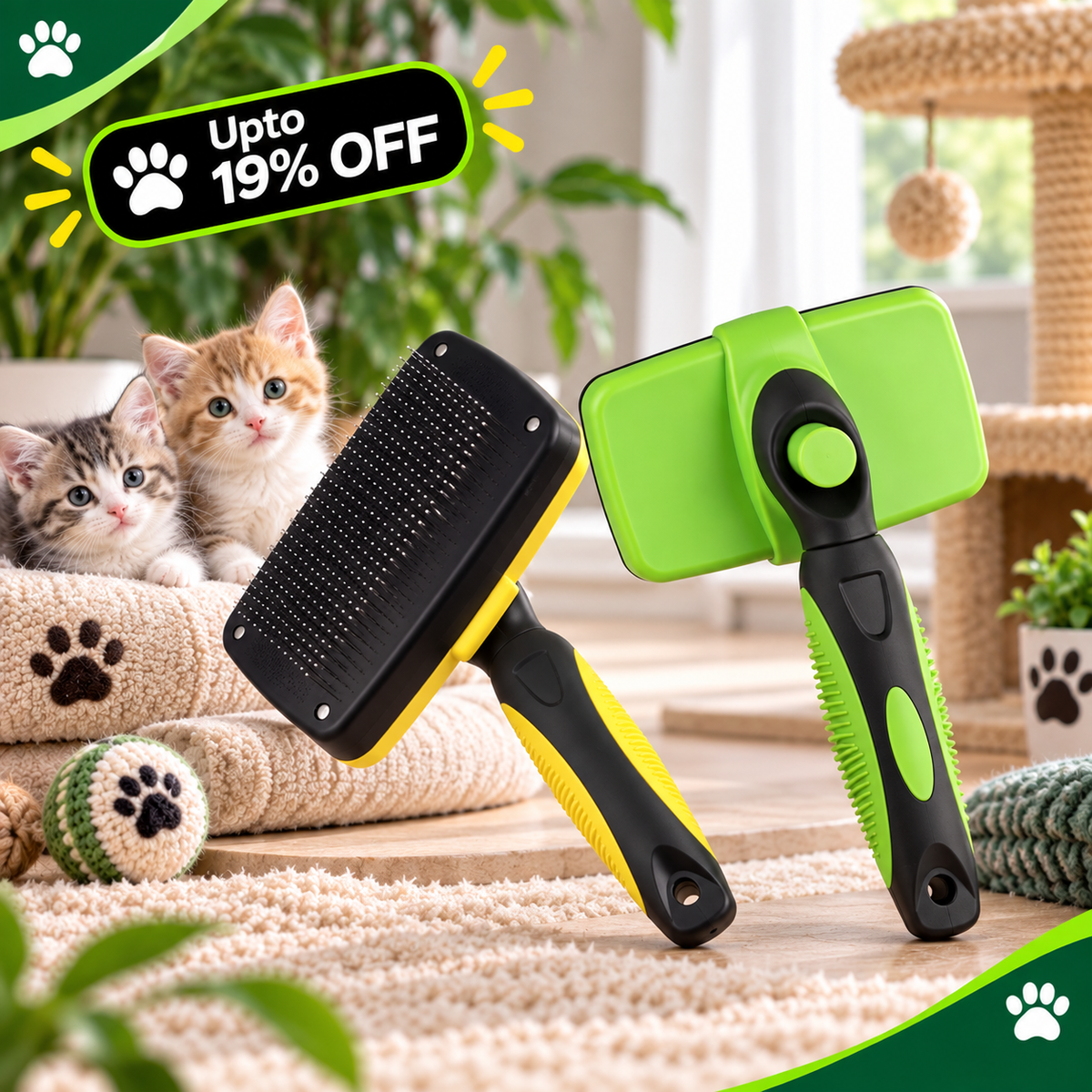 Pet Automatic Retractable Comb
