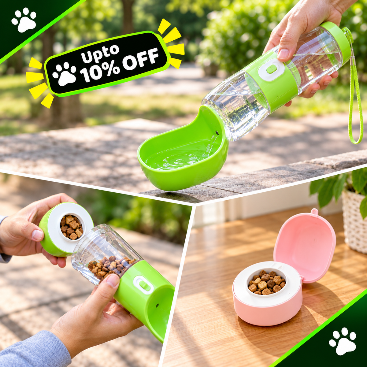 Multifunctional Pet Cup For Outdoor