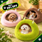 Autumn and Winter Pet Plush Warm Thickened Bed
