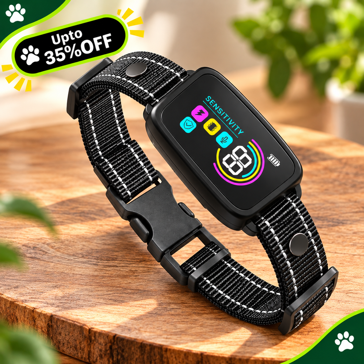 Smart Automatic Anti Barking Dog Collar Rechargeable Bark Stopper