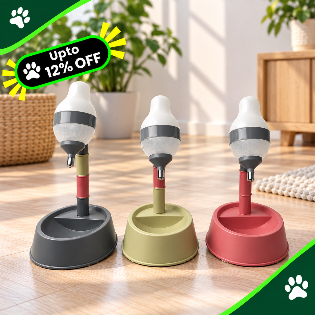 automatic feeding pet fountain
