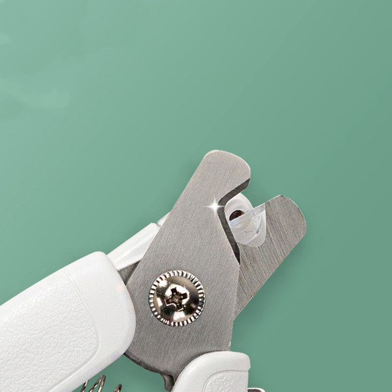 Pet Nail Clippers With LED Light Dogs Cat Nail Scissors Professional