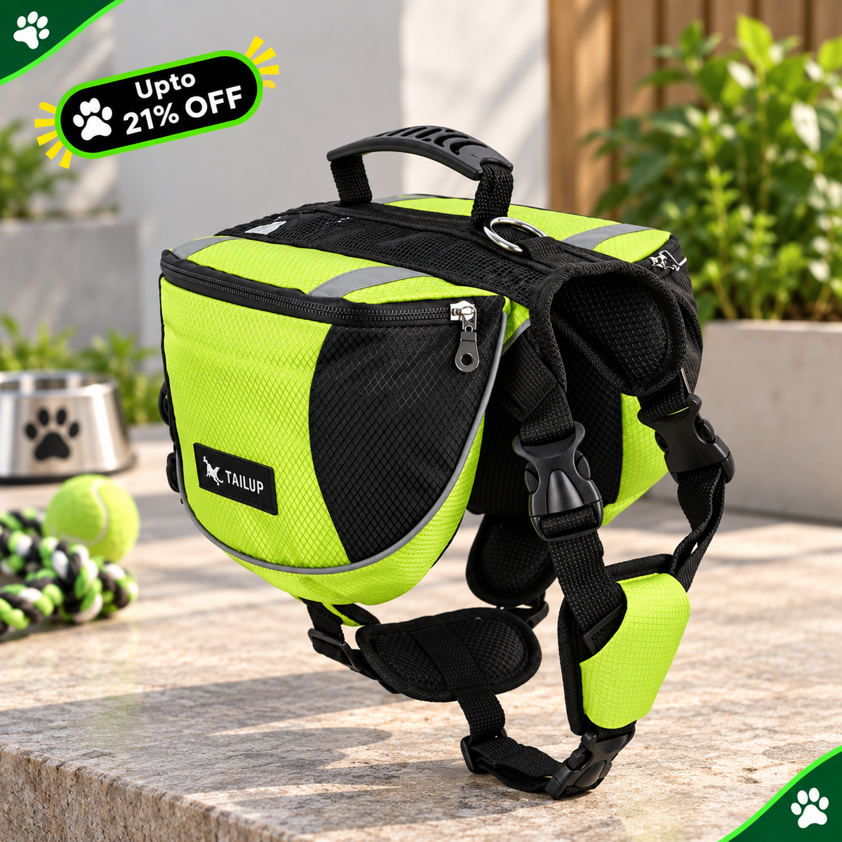 Pet Harness outdoor with backpack