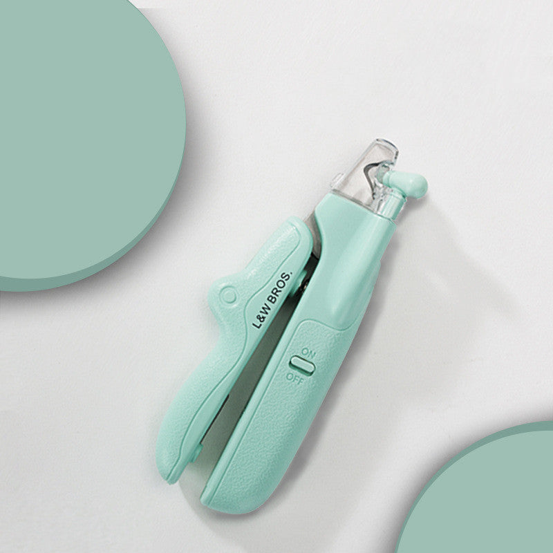 Pet Nail Clippers With LED Light Dogs Cat Nail Scissors Professional