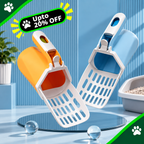 Large Capacity Integrated Cat Litter Scoop Cleaning Tool