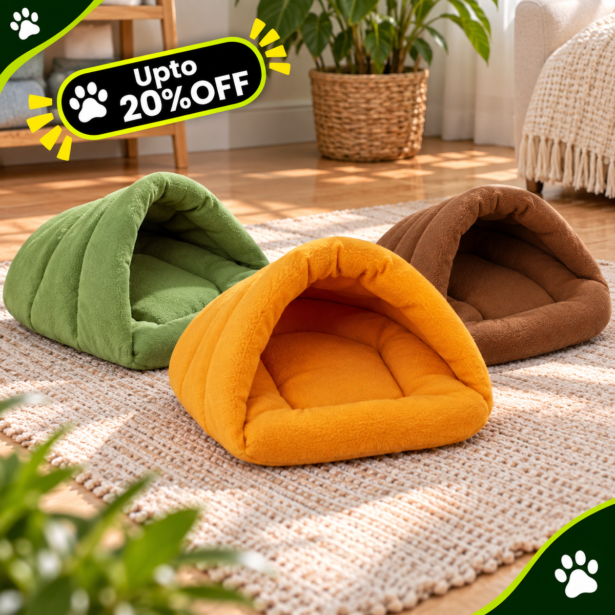 Pet Cozy Cave Sleeping Bed