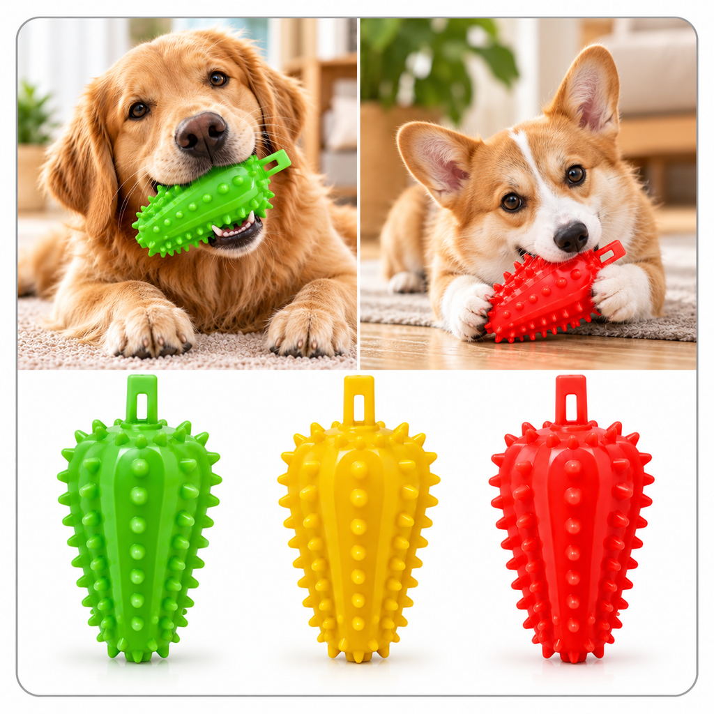Interactive Dog Teething Chili Chewers Toy