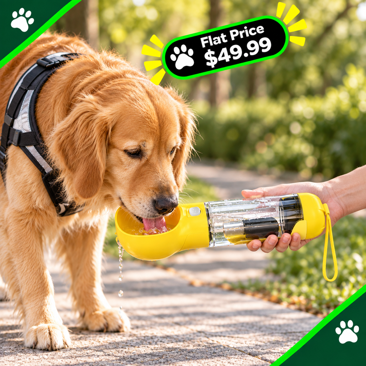 Multifunctional Portable Dog Water Bottle