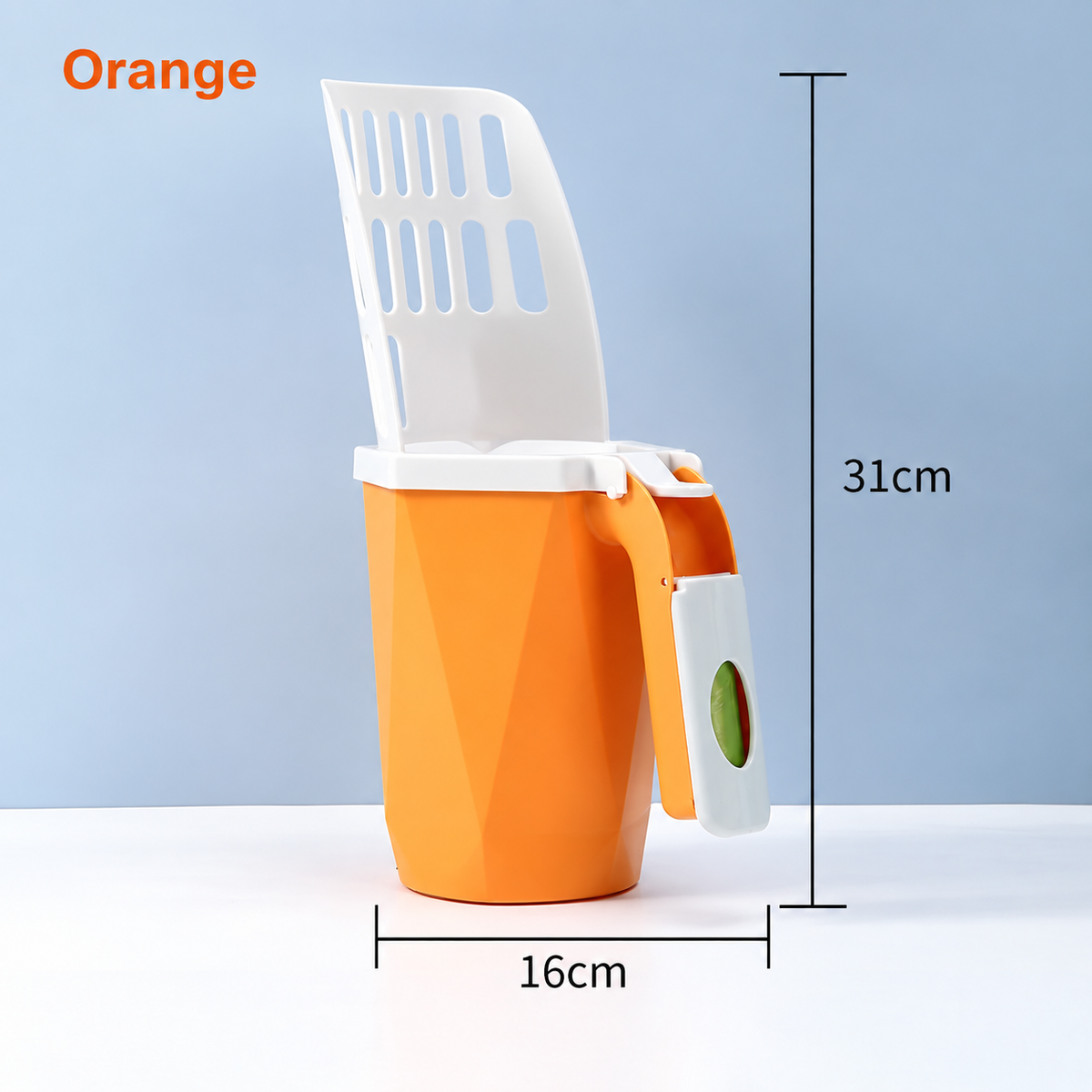 Large Capacity Integrated Cat Litter Scoop Cleaning Tool