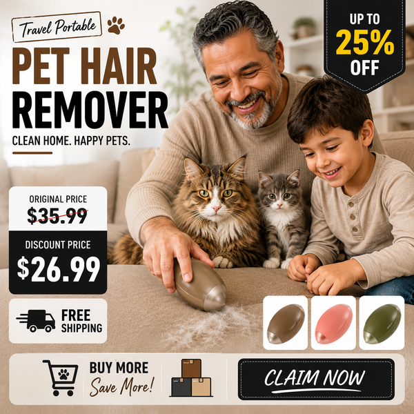 travel portable pet hair remover