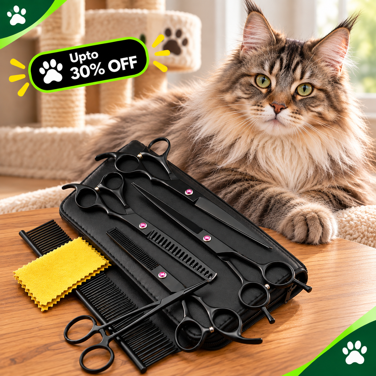 Pet grooming scissors