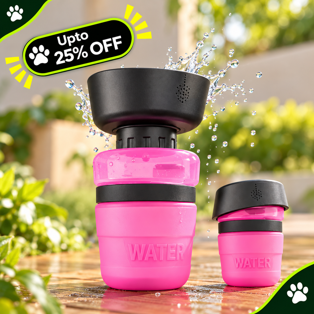 Portable Pet Water Bottle & Travel Cup