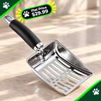 Stainless Steel Cat Litter Scoop