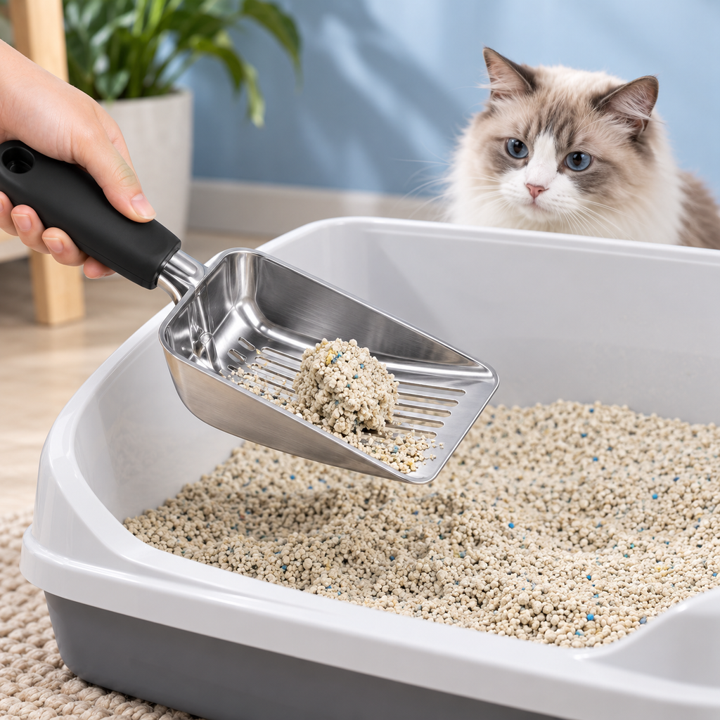 Stainless Steel Cat Litter Scoop