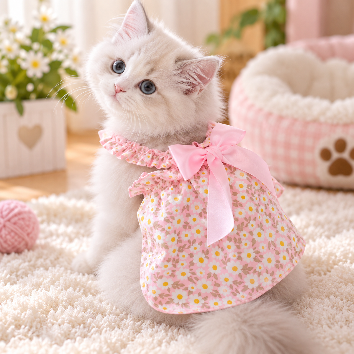 Pet Spring & Summer Strap Dress